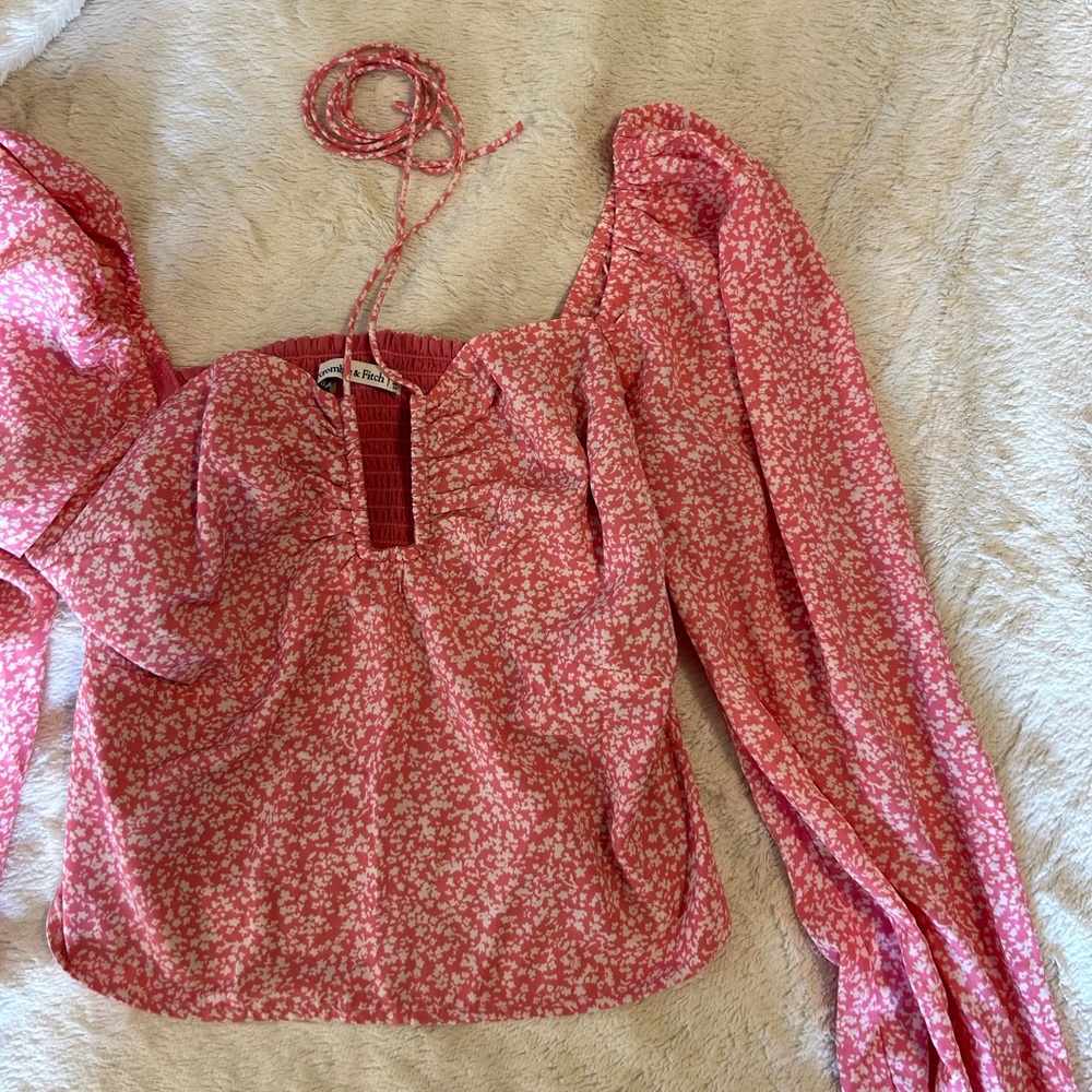 hot pink abercrombie top